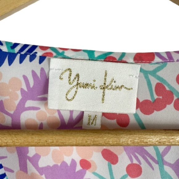 YUMI KIM Lizzie Top Floral Print Colorful Size Medium - Picture 8 of 10